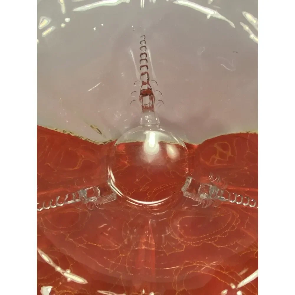 Vintage Heisey Empress‎ Queen Anne Clear 3-Footed Dolphin 11